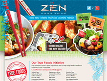 Tablet Screenshot of eatzen.com
